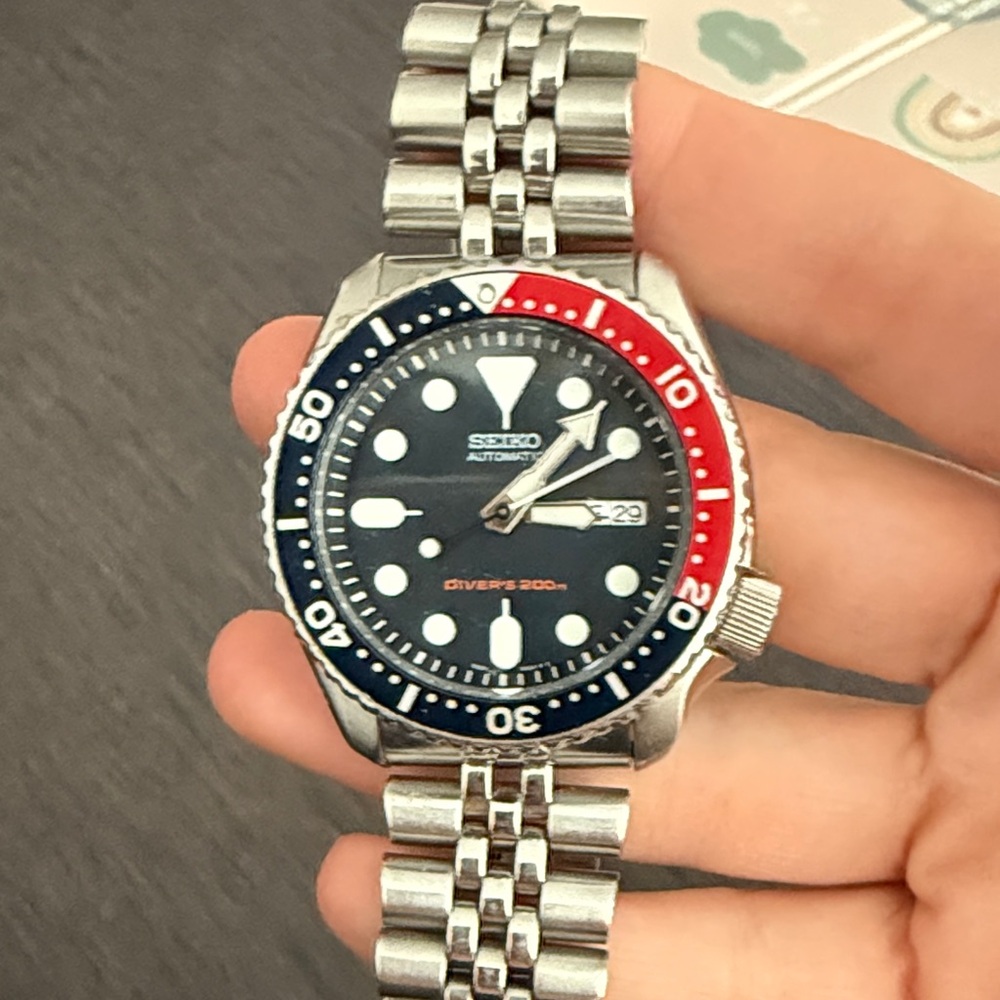 Seiko Automatic Silver Watch SKX009 7S26-0020